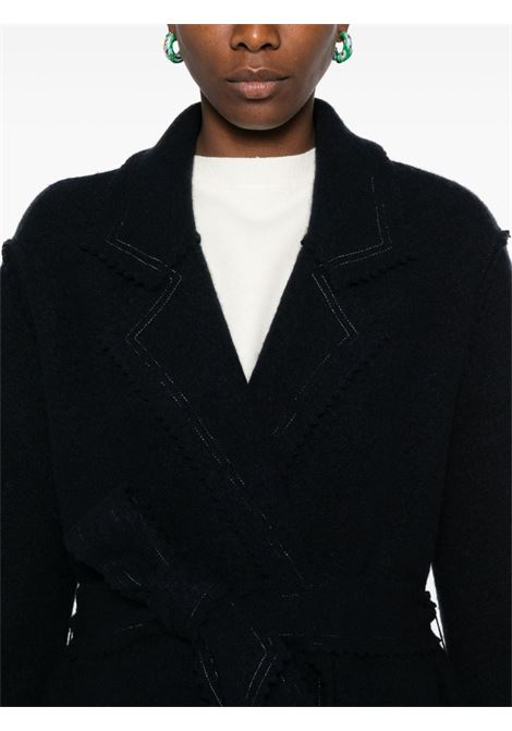 Blue jene double-breasted coat Maxmara - women MAXMARA | 2421316013600001