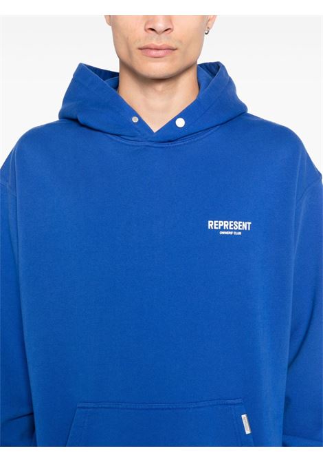 Blue Owners Club sweatshirt Represent - men REPRESENT | OCM41113109