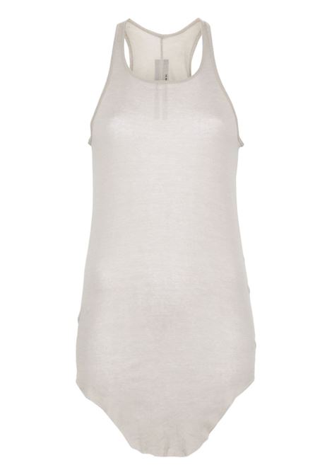 Ash grey seam-detail tank top Rick Owens - women RICK OWENS | Sweaters | RP02D3612ML08