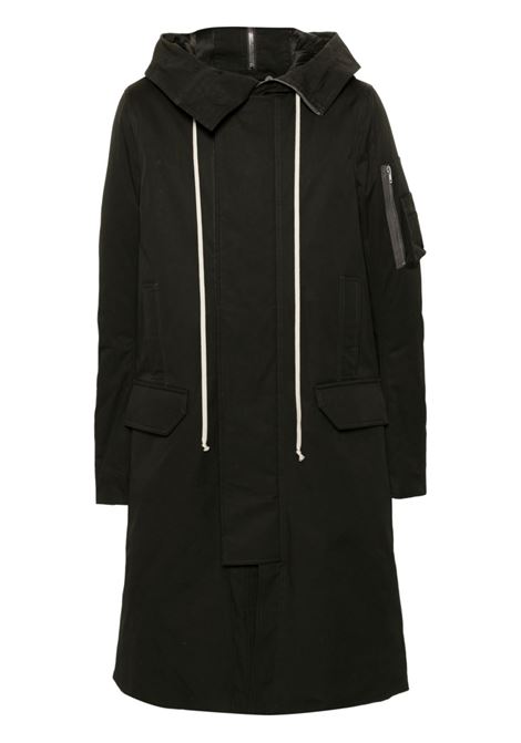 Forest green hooded padded parka Rick Owens - men RICK OWENS | Outerwear | RU02D6980TE75