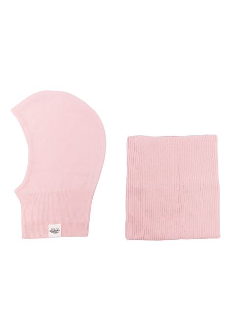 Passamontagna in maglia in rosa di Ruslan Baginskiy - donna RUSLAN BAGINSKIY | Cappelli | BLK039MWA039