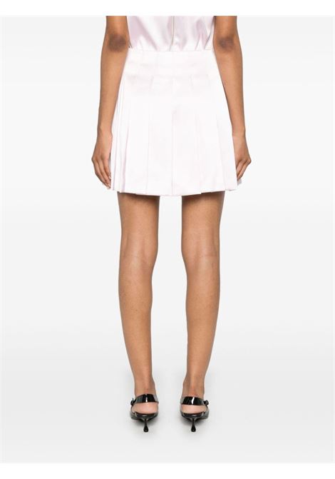 Light pink satin mini skirt Self Portrait - women SELF-PORTRAIT | AW24060SKP