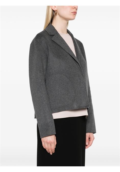 Grey cropped jacket Theory - women THEORY | O0801402A08