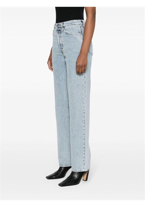 Jeans con taglio straight in blu Toteme - donna TOTEME | 234WRB951FB0045184