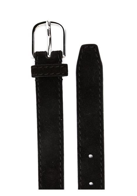Brown suede buckle belt Toteme - women TOTEME | 241WAM937LE0004040