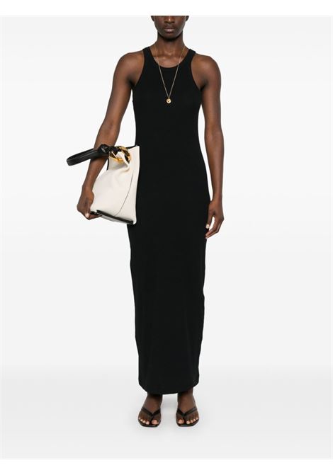 Abito maxi smanicato in nero Toteme - donna TOTEME | 243WRD3766FB0094001
