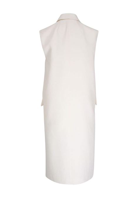 Cappotto lungo senza maniche in bianco Toteme - donna TOTEME | 243WRZ1335FB0065059