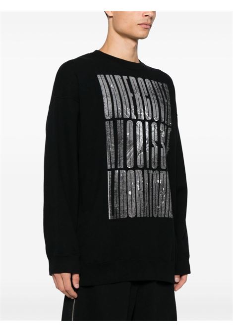 Black logo-print sweatshirt Undercover - men UNDERCOVER | UC2D48932BLK