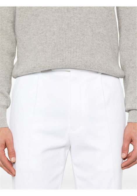 White straight-leg trousers Zegna - men ZEGNA | RUEI14A8TP45N01R001