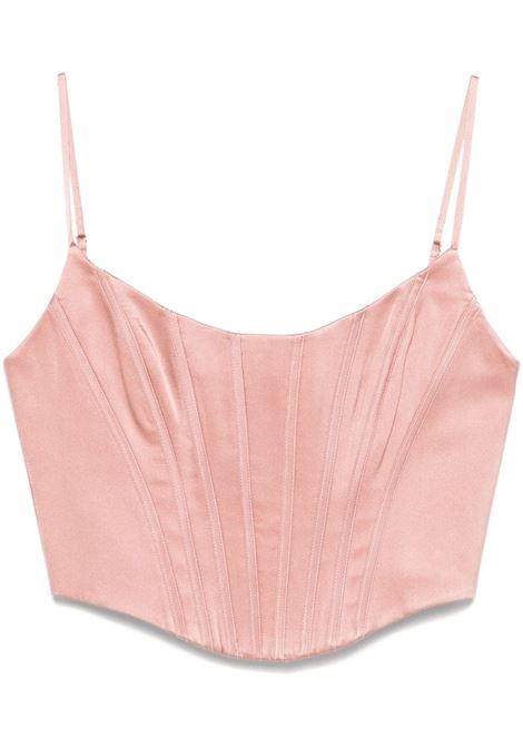 Pink silk corset top Zimmermann - women