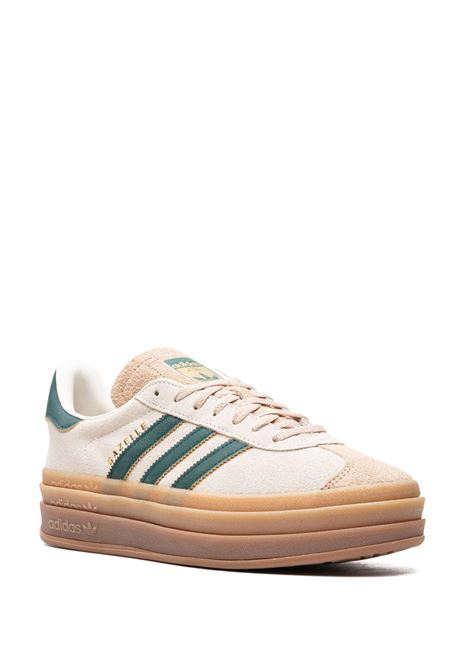 Green and beige Gazelle Bold sneakers Adidas - women ADIDAS | ID7056WHTGRN