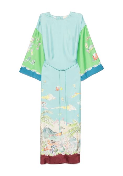 Abito midi Daria in seta con stampa grafica multicolore Alemais - donna ALEMAIS | 5176DMLT