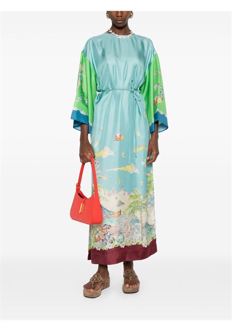 Abito midi Daria in seta con stampa grafica multicolore Alemais - donna ALEMAIS | 5176DMLT