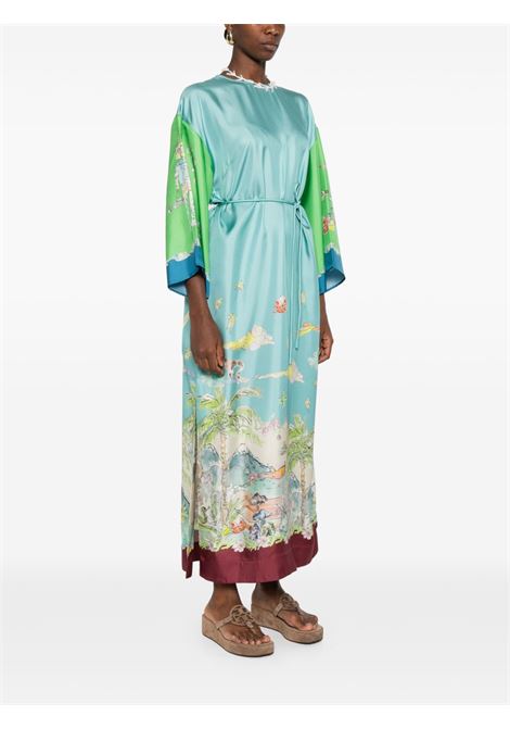 Abito midi Daria in seta con stampa grafica multicolore Alemais - donna ALEMAIS | 5176DMLT