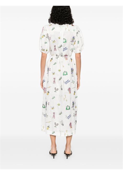 white play embroidered dress alemais - women ALEMAIS | 5179DCRM