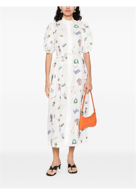 white play embroidered dress alemais - women ALEMAIS | 5179DCRM