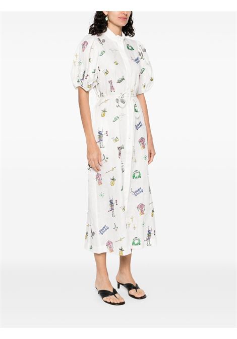 white play embroidered dress alemais - women ALEMAIS | 5179DCRM