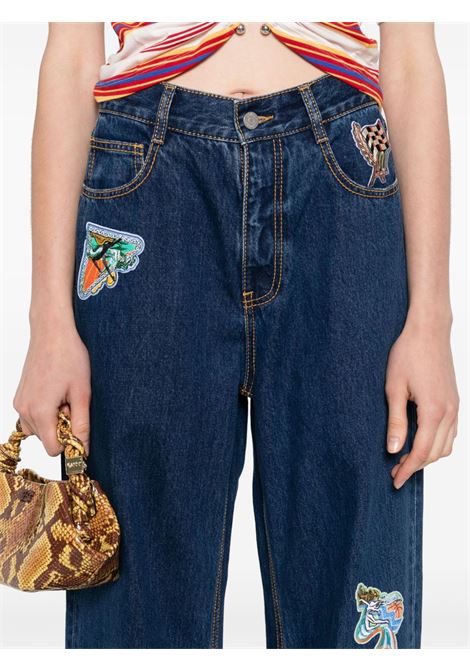 Jeans dritti in blu Alemais - donna ALEMAIS | 5286PINDG