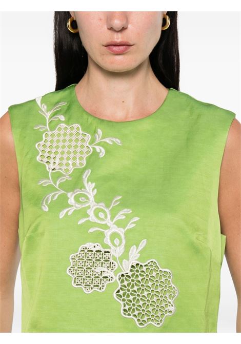 Top ricamato Luisa in verde Alemais - donna ALEMAIS | 5312TGRN