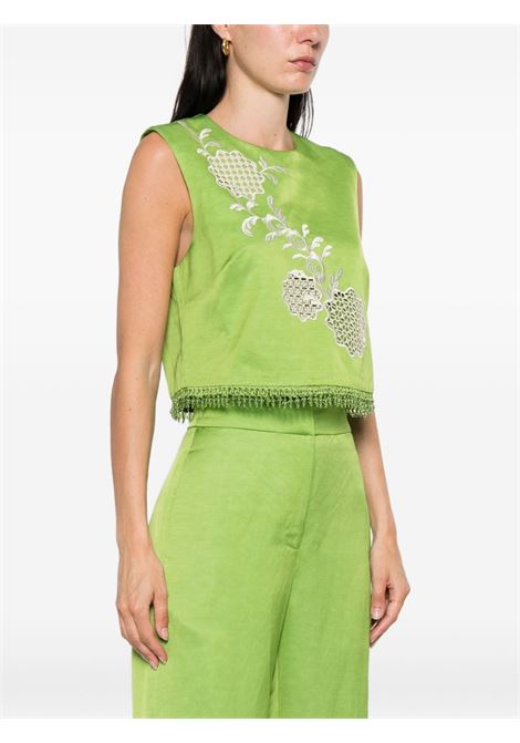 Top ricamato Luisa in verde Alemais - donna ALEMAIS | 5312TGRN