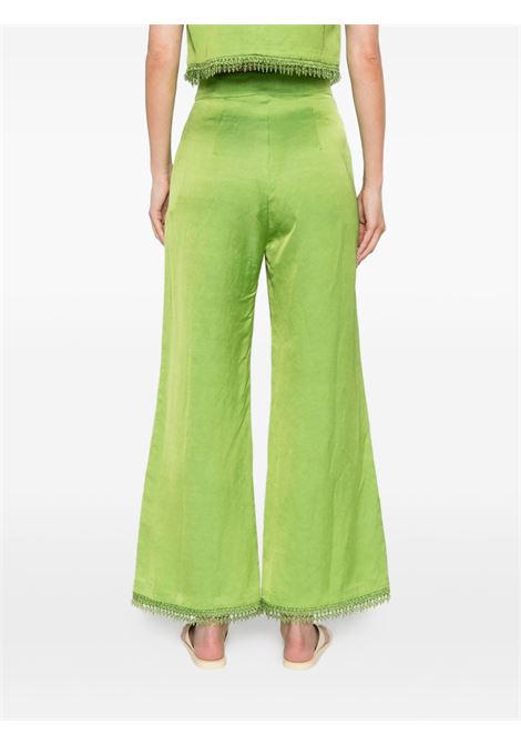 Pantaloni Luisa con ricamo in verde Alemais - donna ALEMAIS | 5313PGRN