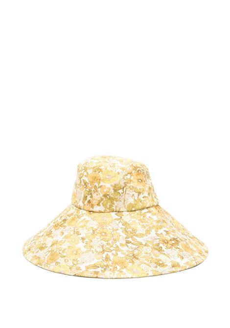 Cappello a tesa larga con stampa floreale in giallo Alemais - donna ALEMAIS | 5519AMLT