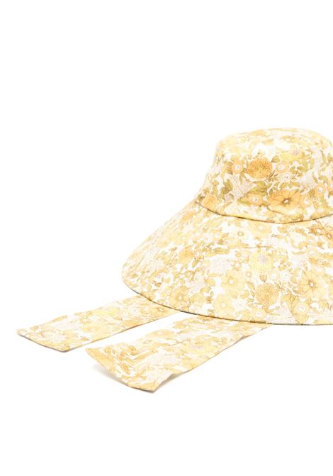 Cappello a tesa larga con stampa floreale in giallo Alemais - donna ALEMAIS | 5519AMLT