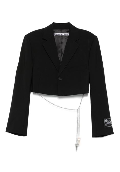 Black cropped blazer Alexander wang - women ALEXANDER WANG | Blazers | 1WC3252680001