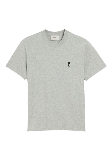 Grey Ami De Coeur T-shirt Ami paris - men AMI PARIS | T-shirt | HTS3467240951