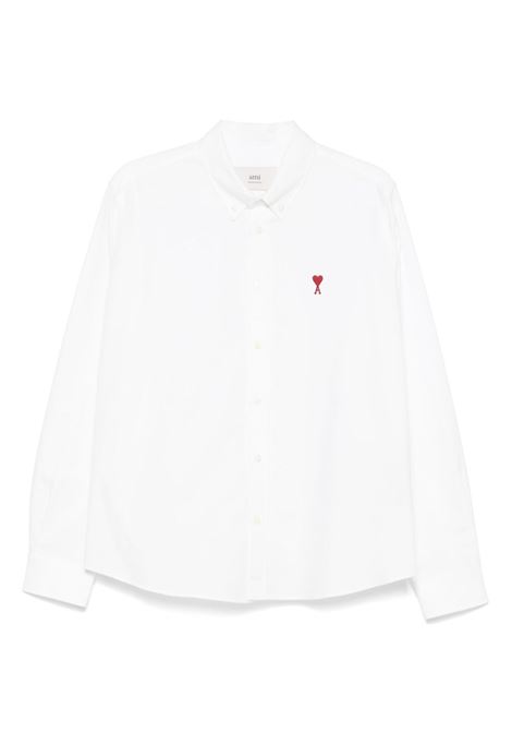 Camicia Ami de Coeur in bianco Ami Paris - unisex AMI PARIS | Camicie | BFUSH063CO0031168