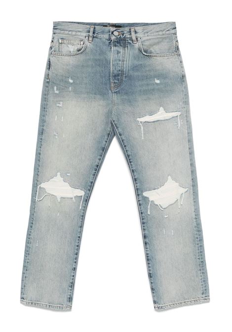 Jeans di cotone in blu Amiri - uomo AMIRI | AMDNGH1085ANTQUINDG