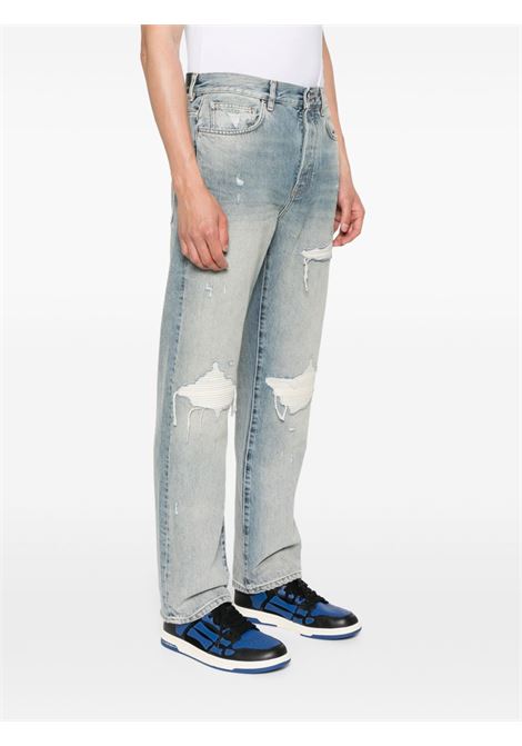 Jeans di cotone in blu Amiri - uomo AMIRI | AMDNGH1085ANTQUINDG
