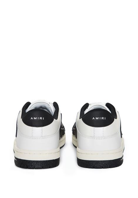 White and black Skel Top Low sneakers Amiri - men AMIRI | AMFOSR1047WHTBLK