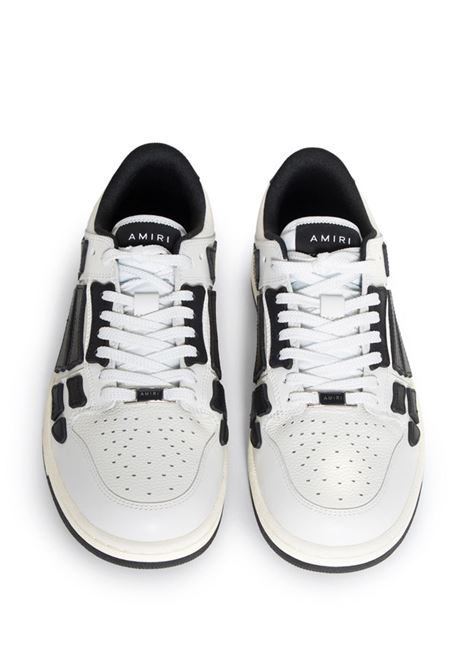 White and black Skel Top Low sneakers Amiri - men AMIRI | AMFOSR1047WHTBLK