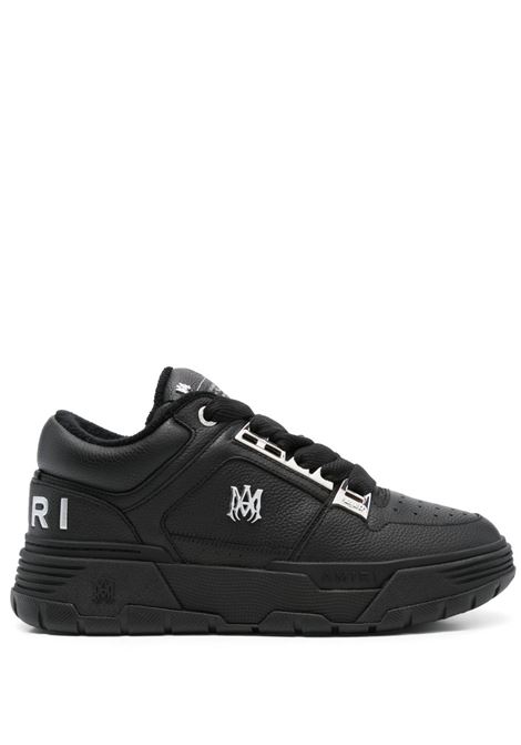 Sneakers in pelle con logo in nero Amiri - uomo AMIRI | AMFOSR1152BLK