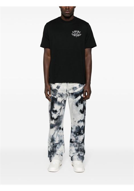 T-shirt con logo in nero Amiri - uomo AMIRI | AMJYTE1071BLK