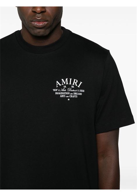 T-shirt con logo in nero Amiri - uomo AMIRI | AMJYTE1071BLK
