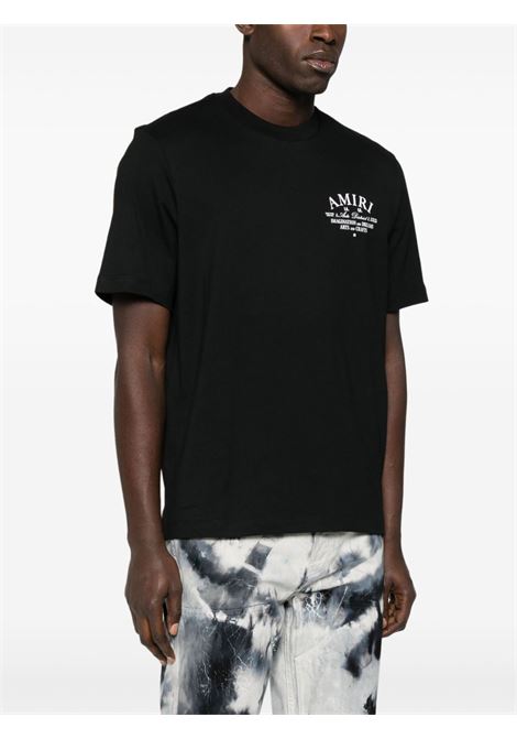 T-shirt con logo in nero Amiri - uomo AMIRI | AMJYTE1071BLK