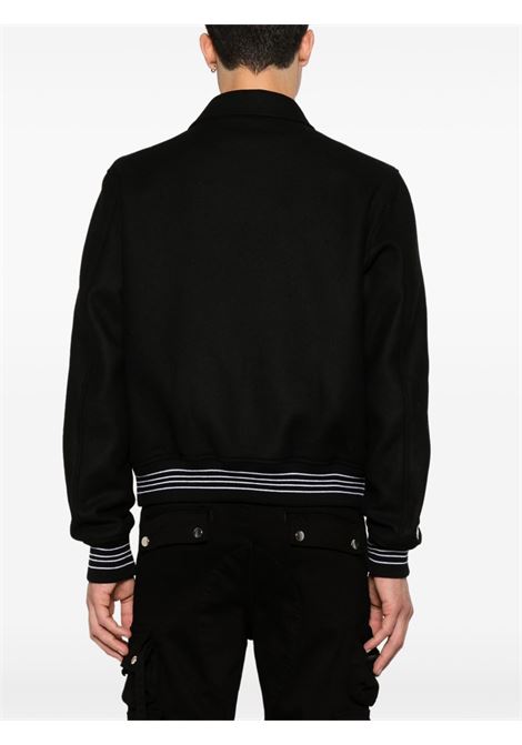 Bomber Bones in nero e bianco Amiri - uomo AMIRI | AMOUVY1007BLKWHT