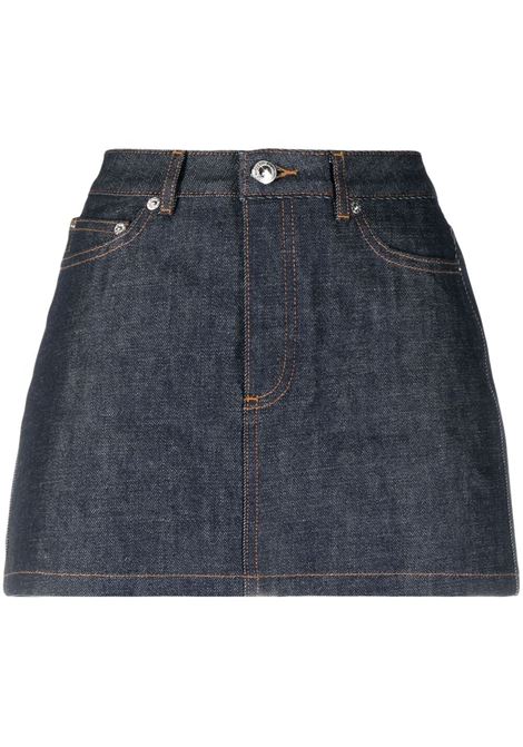 Blue denim midi skirt A.P.C. - women