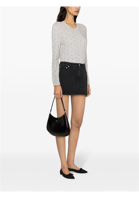Minigonna denim a vita media in nero a.p.c. - donna A.P.C. | COGEXF06093LZE