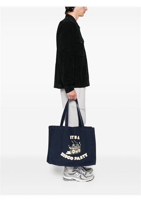 Borsa tote con stampa in blu A.P.C. - unisex A.P.C. | COGYXM67037IAK