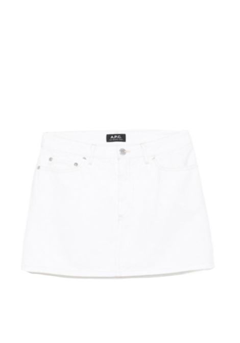 Minigonna Jupe in bianco A.P.C. - donna A.P.C. | COGZVF06093AAC
