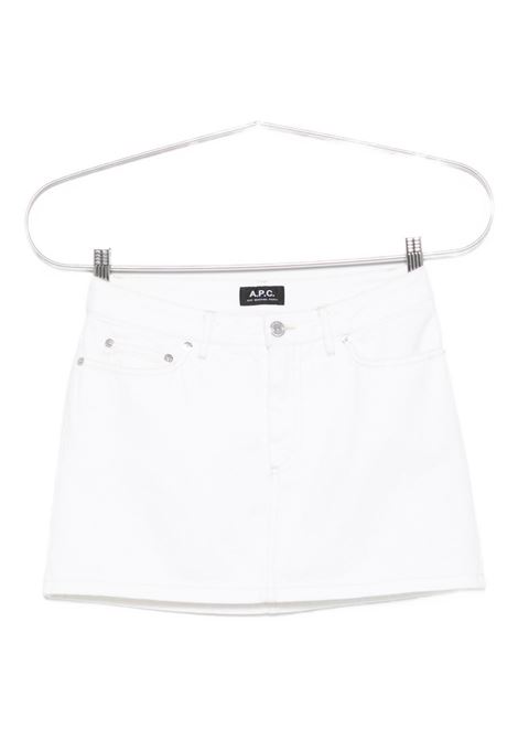 Minigonna Jupe in bianco A.P.C. - donna A.P.C. | COGZVF06093AAC
