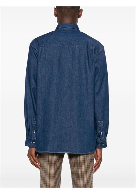Camicia mathias in blu denim a.p.c. - uomo A.P.C. | COHALH12586IAI