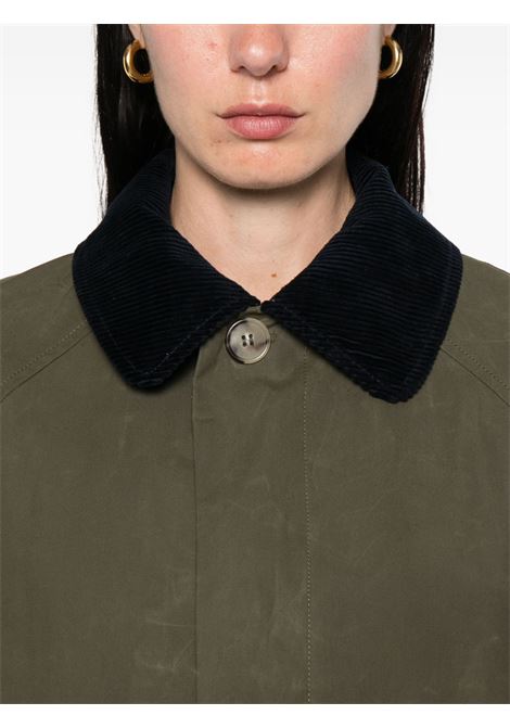 Cappotto con colletto in verde militare A.P.C. - donna A.P.C. | COHILM01548JAC