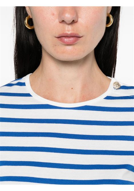 T-shirt a righe in blu e bianco A.P.C. - donna A.P.C. | COHJGF26532AAB