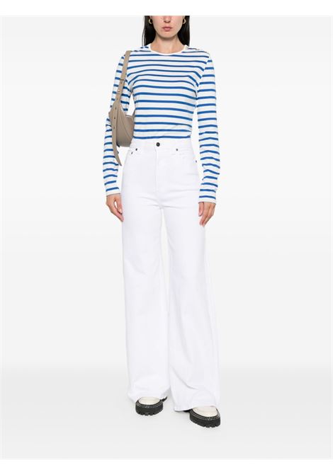 T-shirt a righe in blu e bianco A.P.C. - donna A.P.C. | COHJGF26532AAB