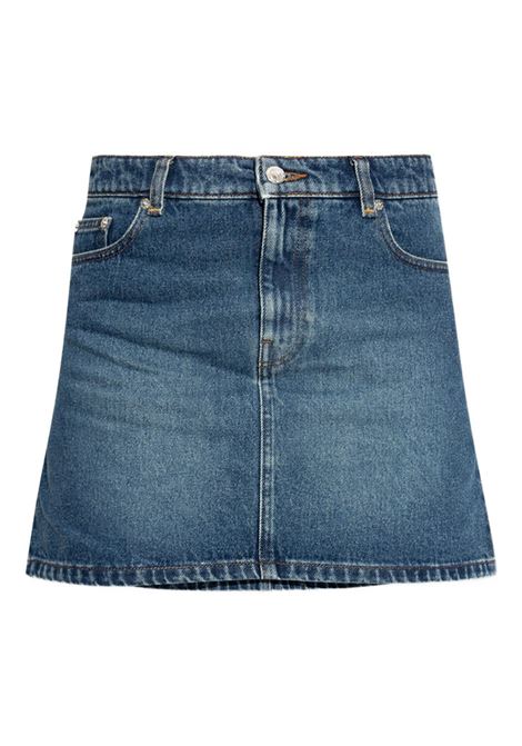 Minigonna Moss in blu A.P.C. - donna A.P.C. | COHJLF06374IAL