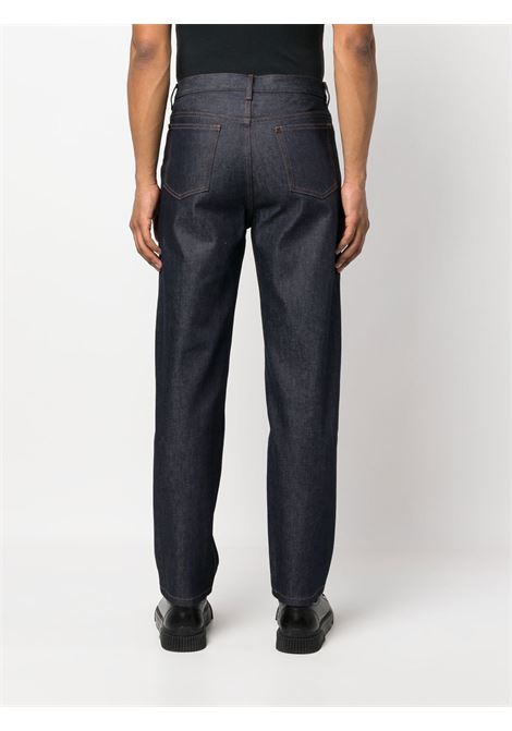 Jeans a gamba dritta in blu A.P.C. - uomo A.P.C. | COZZIH09121IAI